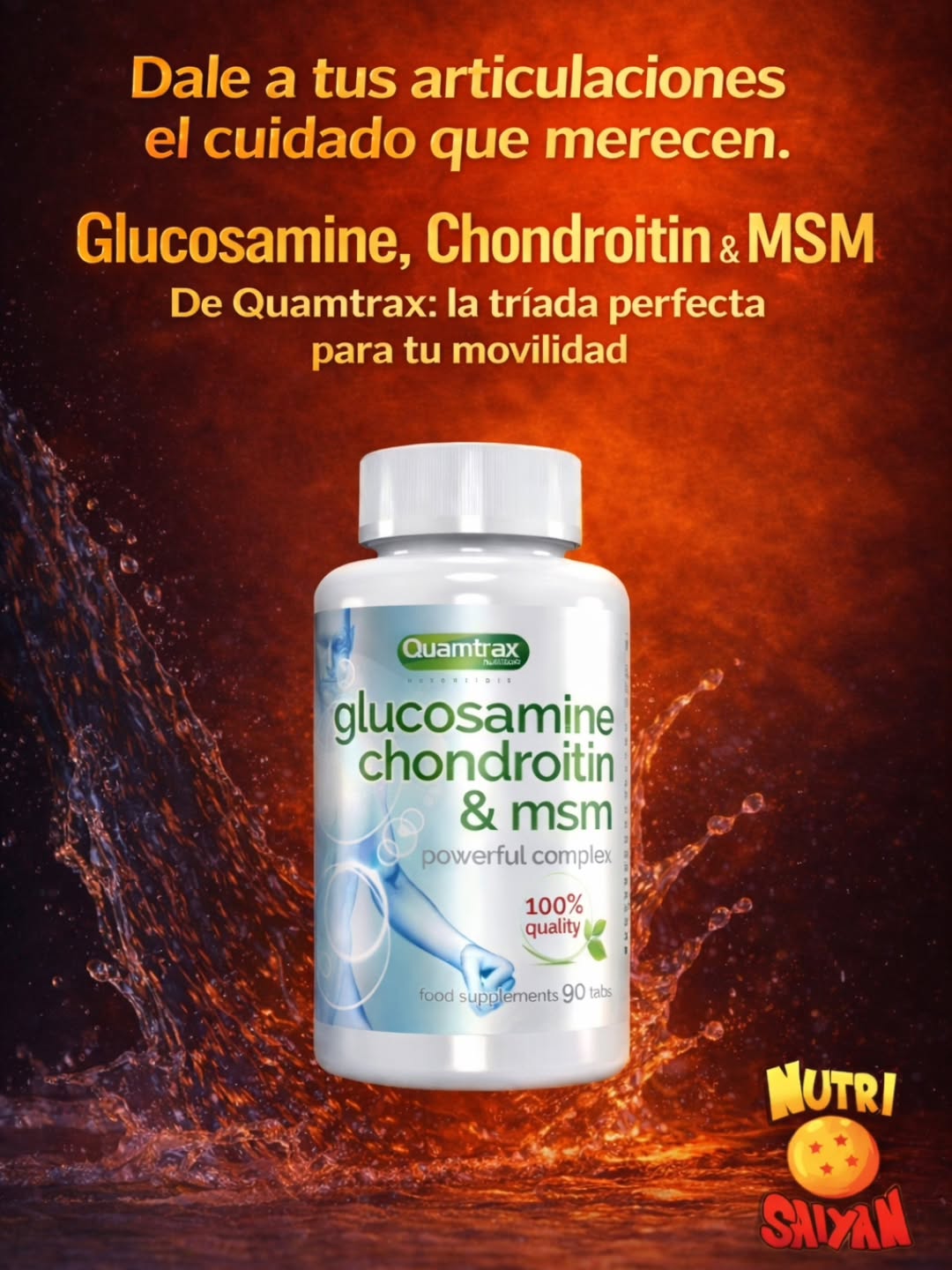 Productos de suplementación deportiva Nutri Saiyan