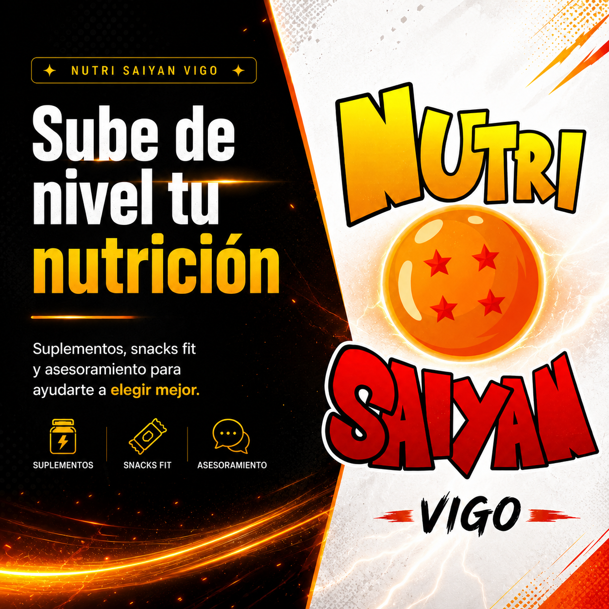 Nutri Saiyan Vigo - Suplementos, snacks fit y asesoramiento